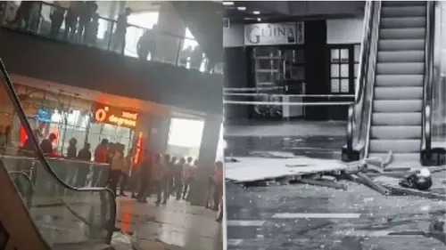 Greater Noida Blue Sapphire Mall ceiling falls : ग्रेटर नोएडा के ब्लू सफायर मॉल में दर्दनाक हादसा, छत की ग्रिल गिरने से 2 लोग की मौके पर मौत, अन्य घायल