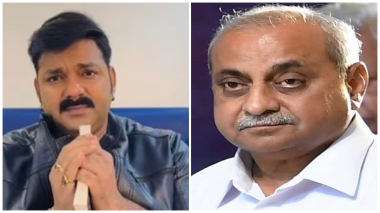 भोजपुरी स्टार पवन सिंह और गुजरात के पूर्व डिप्टी सीएम नीतिन पटेल
