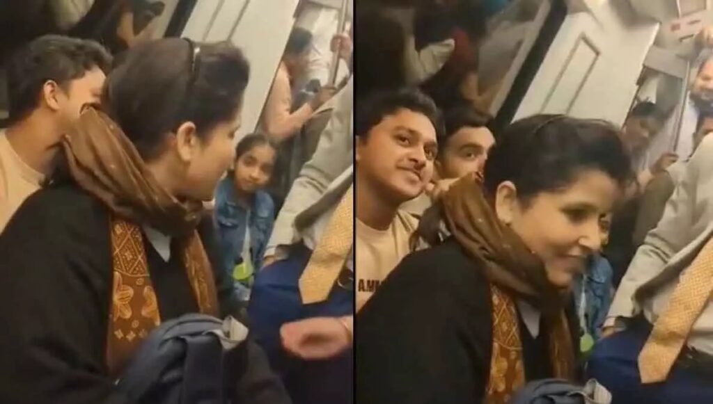 Viral Video Of Delhi Metro : दिल्ली मेट्रो में महिला ने सीट को लेकर की ऐसी हरकत जिसे देख लोग भी शर्माए, वीडियो हुआ वायरल