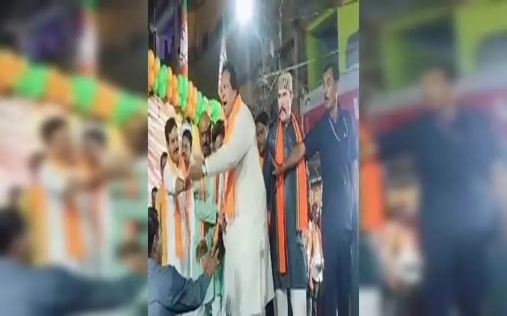 MLA Surendra Patwa threat : शिवराज सिंह के मंच पर भाजपा विधायक सुरेंद्र पटवा की गुंडागर्दी का वीडियो हुआ वायरल