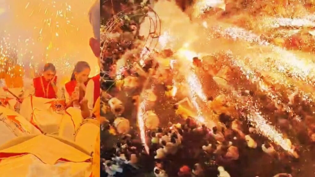 Major accident in Nagpur Ganpati Visarjan : नागपुर में गणपति विसर्जन के दौरान हुआ बड़ा हादसा, आतिशबाजी के दौरान झुलसीं 10 महिलाएं