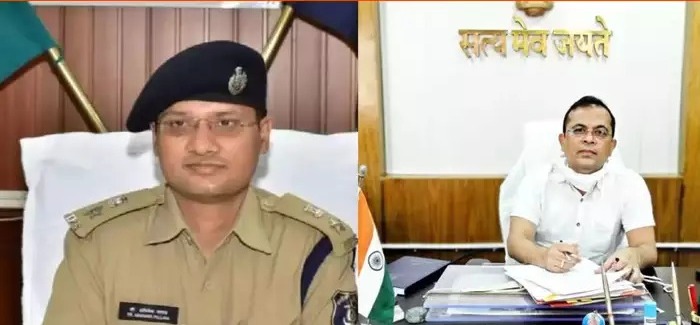 कवर्धा के कलेक्टर जन्मजय महोबे और SP अभिषेक पल्लव को हटा दिया हैं।