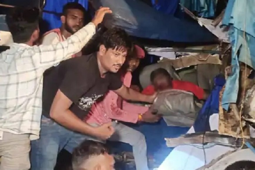 Maihar Bus Accident : MP के मैहर में दर्दनाक सड़क हादसा, खड़े हाइवा में घुसी तेज़ रफ्तार बस, 9 की मौत, 24 घायल