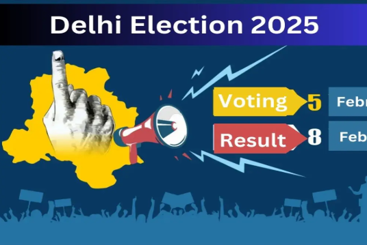 Delhi Assembly Elections 2025: दिल्ली में आज थमेगा चुनाव प्रचार: AAP-BJP और Congress के दिग्गजों ने झोकी ताकत, 5 फरवरी को मतदान