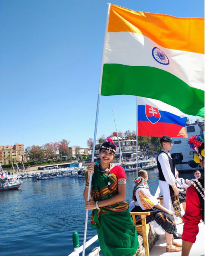 INTERNATIONAL CULTURAL FESTIVAL : छत्तीसगढ़ी प्रतिभा का जलवा, मिस्र के अंतरराष्ट्रीय लोक कला उत्सव में छत्तीसगढ़ की बेटी ने रचा इतिहास!