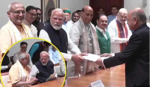 Vice President Election 2025: NDA उम्मीदवार सीपी राधाकृष्णन ने उपराष्ट्रपति पद के लिए भरा नामांकन, पीएम मोदी बने प्रस्तावक