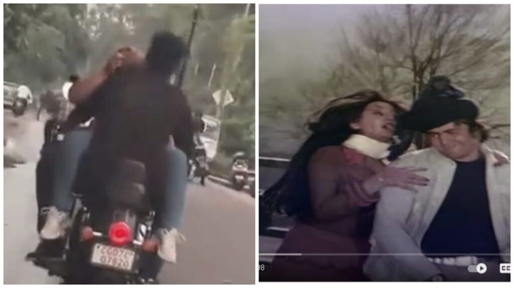 True Love Video : खुल्लम खुल्ला प्यार करेंगे हम दोनों…इस दुनिया से नहीं डरेंगे हम दोनों…प्यार हम करते है चोरी नही…कपल ने बुलेट बाइक पर किया जमकर रोमांस