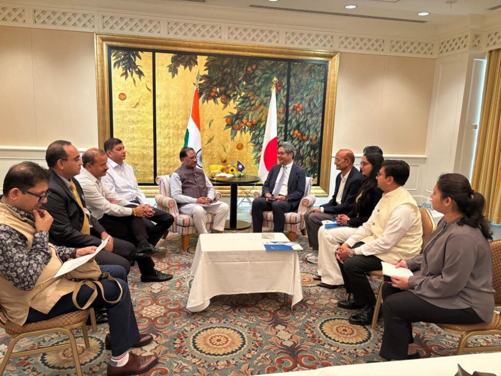 CM Trip to Japan : विष्णुदेव साय का बड़ा कदम…! जापान की एसएएस सानवा कंपनी को छत्तीसगढ़ में निवेश का आमंत्रण