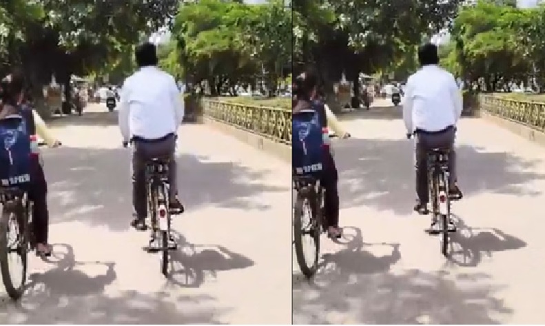 Simplicity of IAS : सादगी की मिसाल है IAS…! बिना तामझाम बिना गार्ड के साइकिल से ऑफिस पहुंचते है यह कलेक्टर…यहां देखें Video