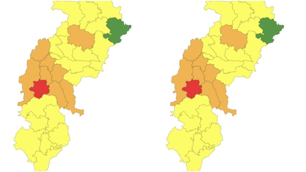 Weather in the State : बालोद ज़िला में रेड अलर्ट…! 15 मिमी/घंटा से ज़्यादा भारी बारिश की संभावना…यहां देखें विभागीय अलर्ट