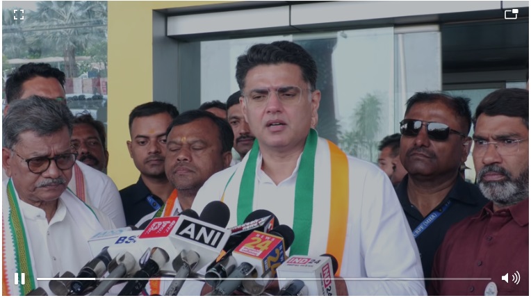 Congress in-Charge सचिन पायलट पहुंचे रायपुर…! वोट चोरी पर बड़ा प्रहार…बिलासपुर से शुरू जनआंदोलन…यहां सुनिए VIDEO