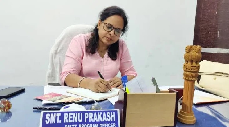 Departmental Action: Women and Child Development Department DPO Renu Prakash unilaterally relieved of charge...! Gajendra Singh Deo takes charge.
