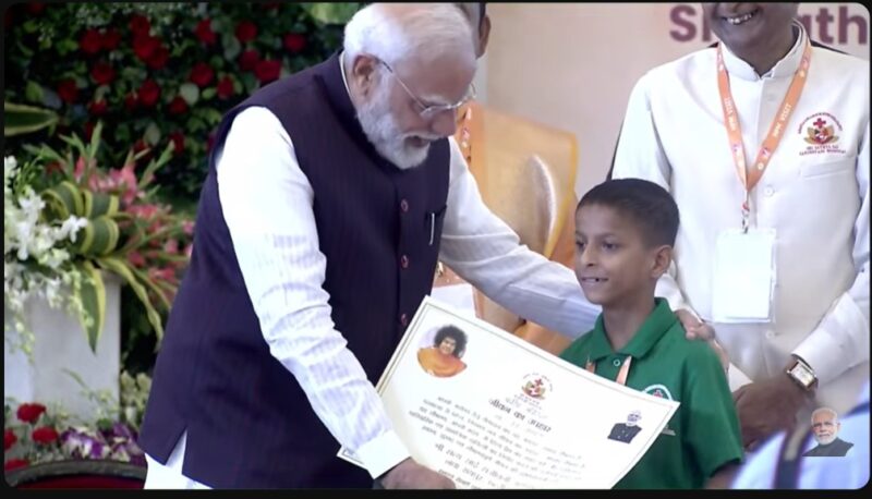 PM Modi Live: Prime Minister Modi's affectionate conversation...! He met children who had recovered from congenital heart disease...watch here