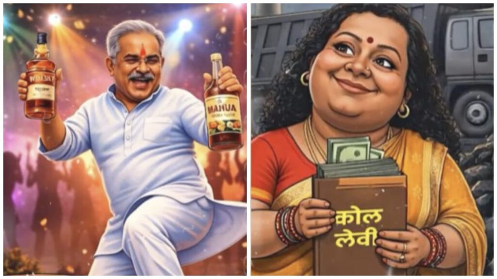 Political Attack : बीजेपी ने जारी किया कांग्रेस का कार्टून ‘घोटालेबाज सरताज’ पोस्टर…यहां देखें VIDEO