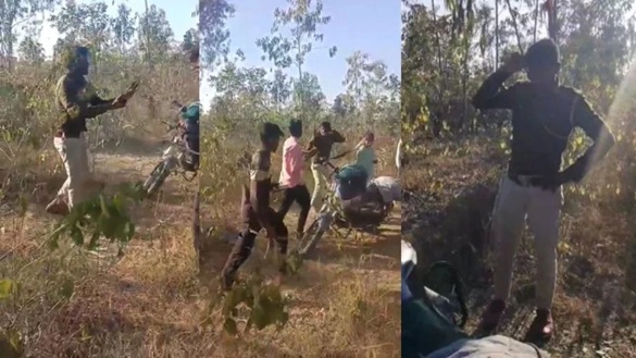 Viral Video : सूरजपुर में वर्दीधारी गार्ड से मारपीट और जबरन डांस का वीडिओ वायरल…! सोशल मीडिया पर मचा बवाल…देखें Video