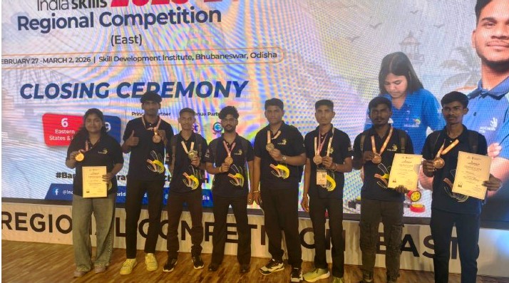 India Skill 2025-26 : ईस्ट ज़ोन में छत्तीसगढ़ के युवाओं की चमक…12 पदक और 4 मेडल ऑफ एक्सीलेंस से बढ़ा प्रदेश का मान