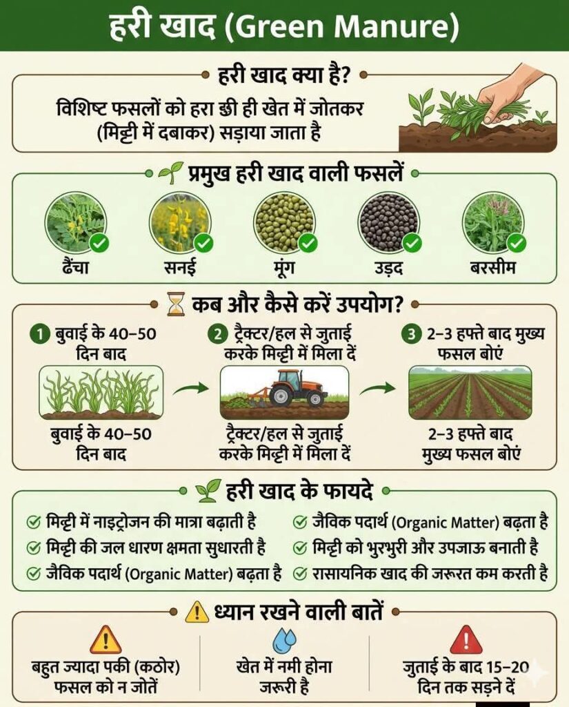Sustainable Farming : हरी खाद मिट्टी को जीवन देने वाला प्राकृतिक समाधान… किसानों के लिए नई उम्मीद