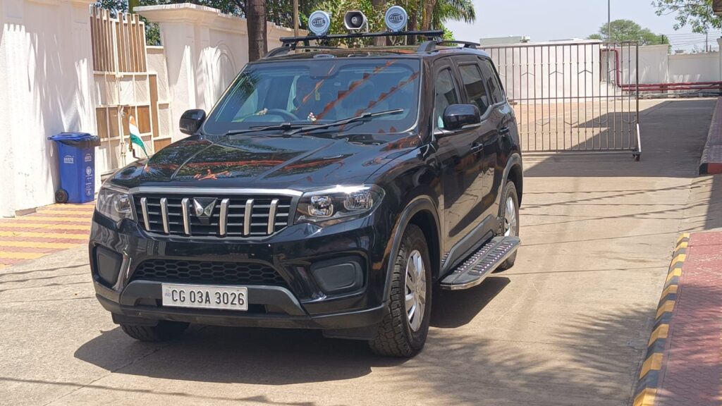 Fortuner Out Scorpio In : CM साय का बदला काफिला…! फार्च्यूनर की जगह अब बुलेटप्रूफ स्कॉर्पियो में नजर आए मुख्यमंत्री…यहां देखें VIDEO