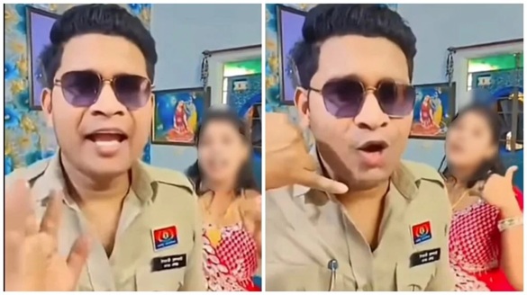 Reel in Constable Uniform : बिलासपुर में आरक्षक ने वर्दी पहनकर बनाई रील…! SSP ने तुरंत किया लाइन अटैच…यहां देखें Video