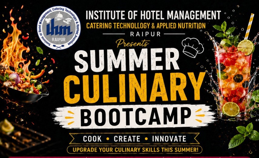 Culinary Arts : कौशल निर्माण और करियर का शानदार संगम… 8 जून से शुरू होगा समर कलिनरी बूटकैंप-2026