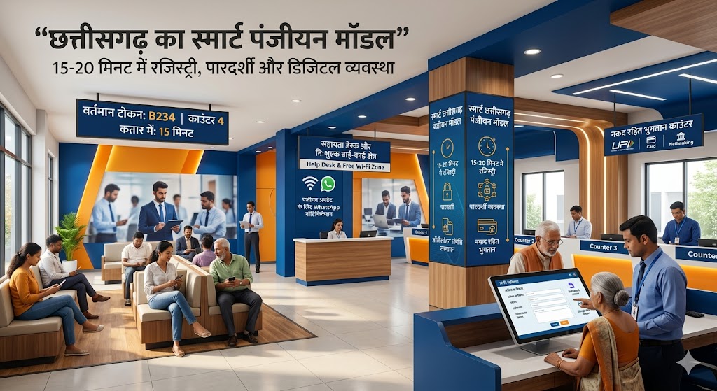 Smart Registration मॉडल से बदल रही तस्वीर, छत्तीसगढ़ बना सुशासन का नया उदाहरण… पंजीयन व्यवस्था में ऐतिहासिक बदलाव