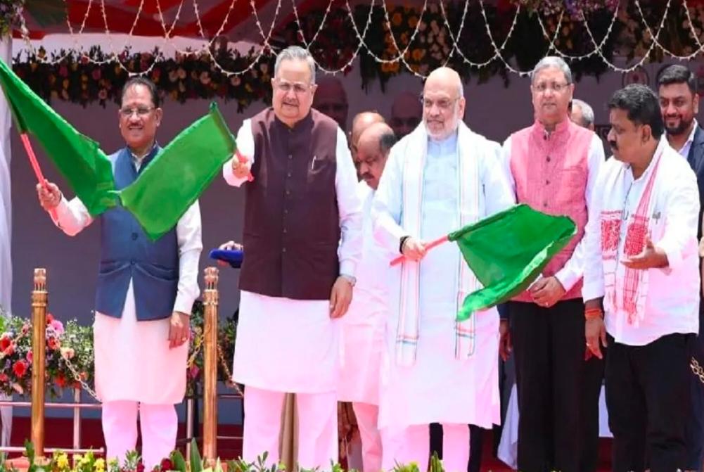 रायपुर में अमित शाह ने नेक्स्ट जेन डायल-112 सेवा की शुरुआत की