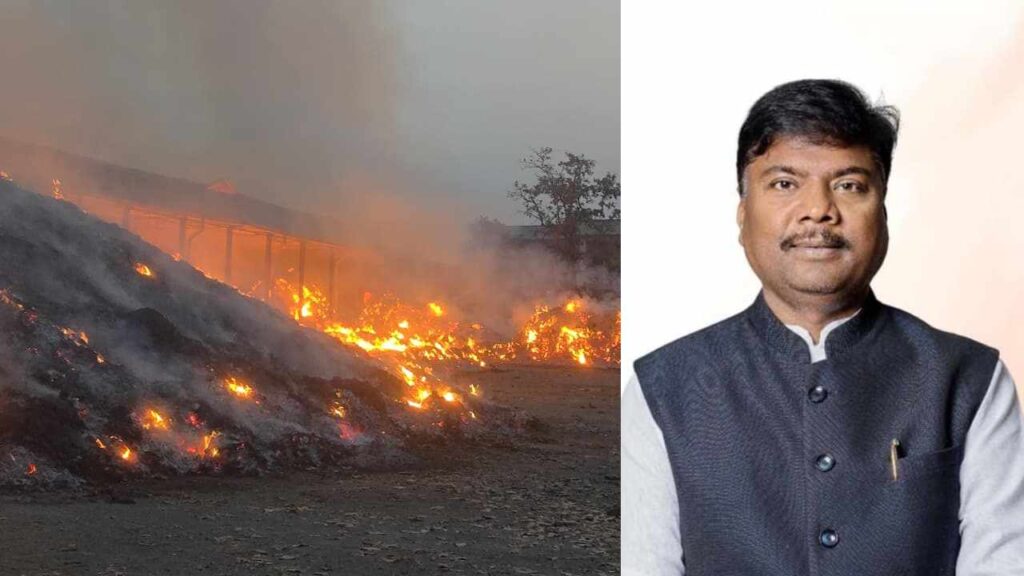 तेंदूपत्ता जलने की घटना पर सरकार सख्त…प्रशासनिक कार्रवाई तेज