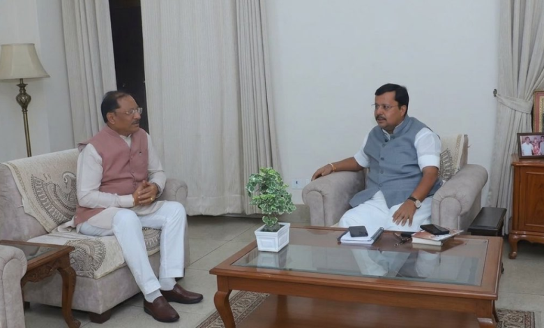 दिल्ली दौरे पर सीएम विष्णु देव साय की भाजपा अध्यक्ष नितिन नवीन से मुलाकात