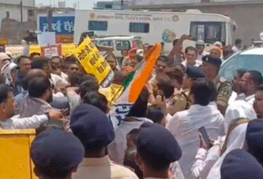 रावाभाठा में सुशासन तिहार के दौरान भाजपा-कांग्रेस कार्यकर्ताओं में झड़प…पुलिस ने संभाला मोर्चा