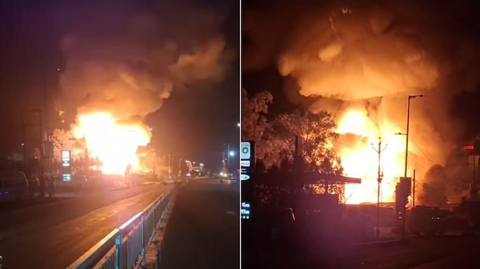 Bhopal Fire Inciden: भोपाल में पटाखा दुकान में भीषण आग…लगातार धमाकों से दहला इलाका